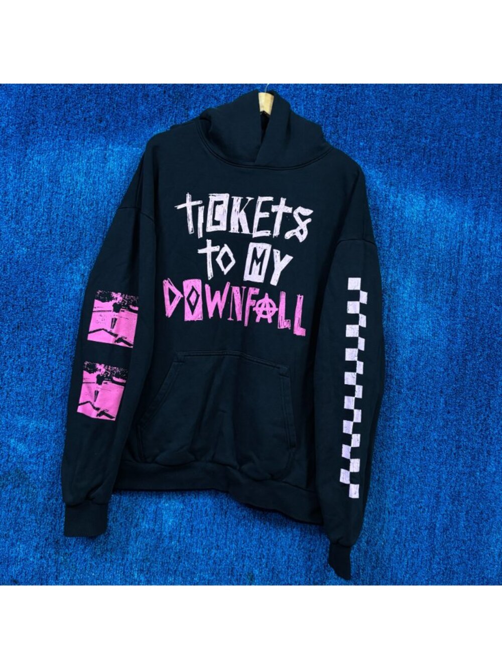 Machine Gun Kelly Tickets to My Downfall Oversized Hoodie XL - Picture 3 of 4